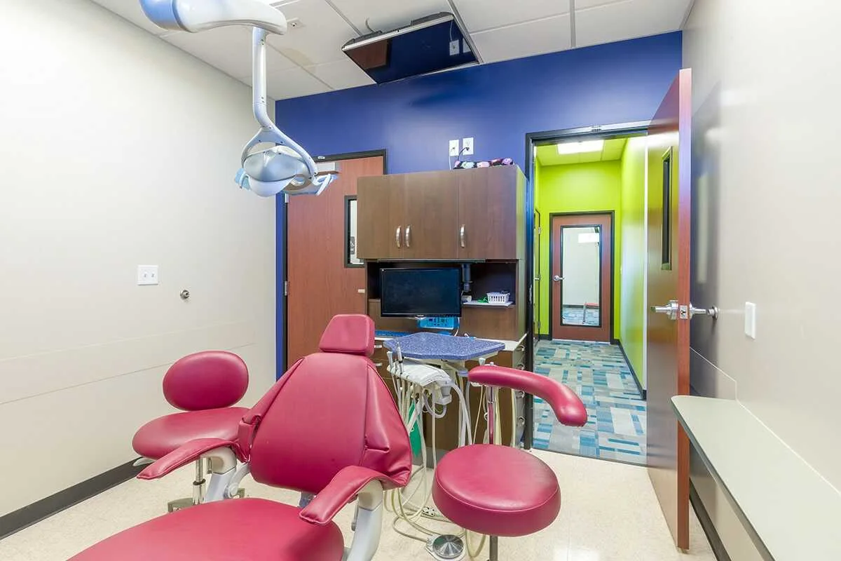 Bright Star Kids Dentistry treatment room with a pediatric dental chair