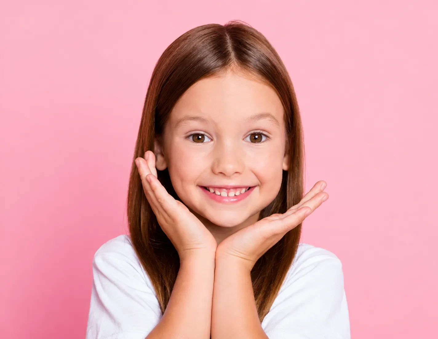 Child smiling during a gentle dental visit