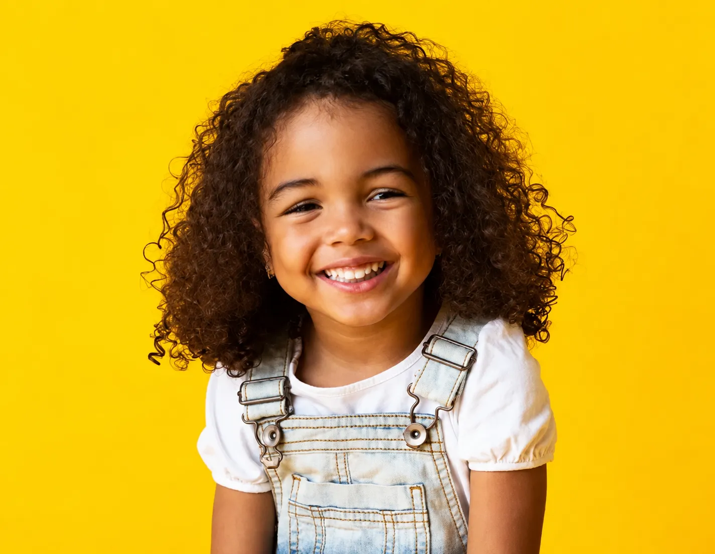 Happy child with a healthy smile